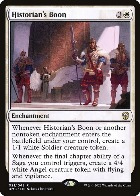 Historian's Boon - Dominaria United Commander Rare Card