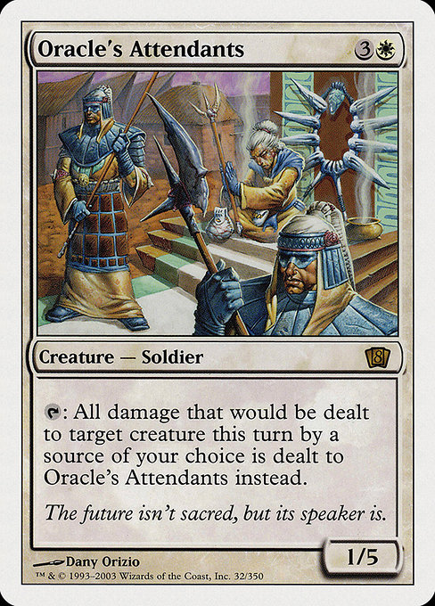 Oracle's Attendants - Eighth Edition Rare Card
