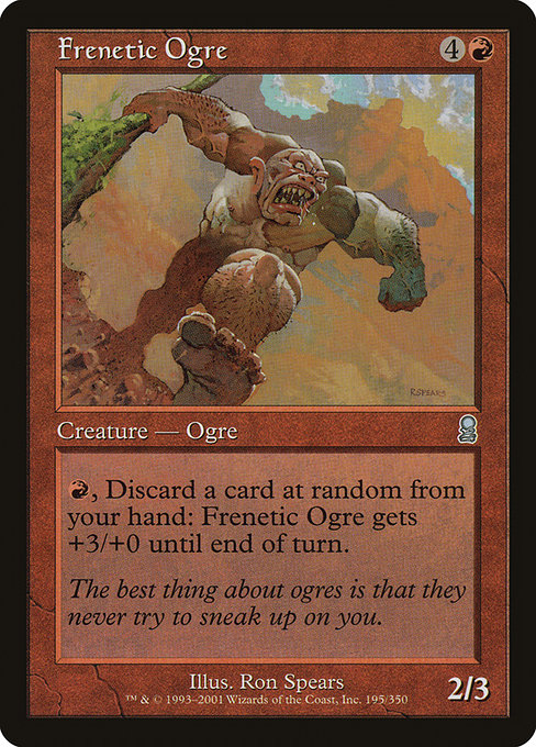 Frenetic Ogre - Odyssey Uncommon Card