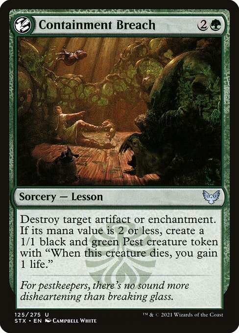 Containment Breach - Strixhaven: School of Mages Uncommon Card