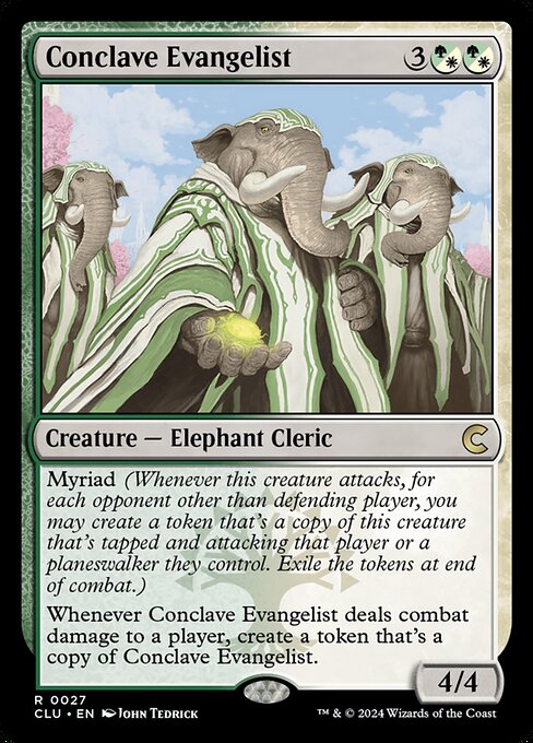 Conclave Evangelist - Ravnica: Clue Edition Rare Card