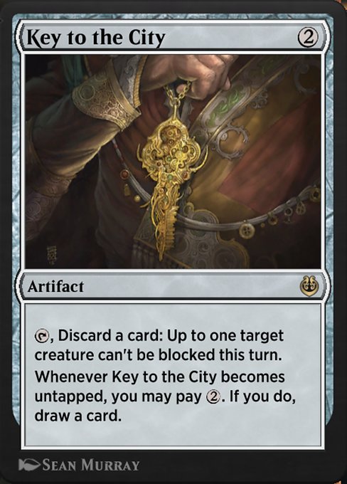 Key to the City - Kaladesh Remastered Rare Card