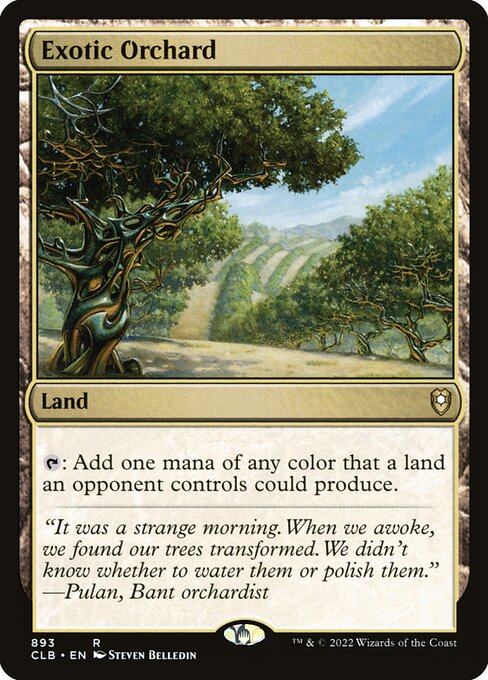 Exotic Orchard - Commander Legends: Battle for Baldur's Gate Rare Card