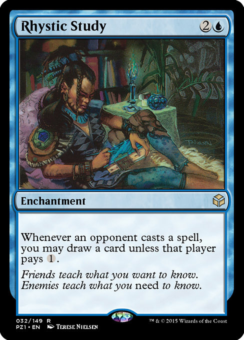 Rhystic Study - Legendary Cube Prize Pack Rare Card