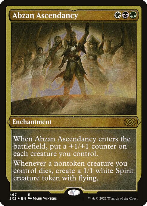 Abzan Ascendancy - Double Masters 2022 Rare Card