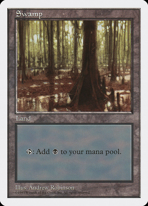 Swamp - Fifth Edition Common Card