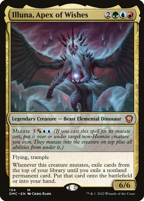 Illuna, Apex of Wishes - Dominaria United Commander Mythic Card