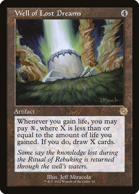 Well of Lost Dreams - The Brothers' War Retro Artifacts Rare Card