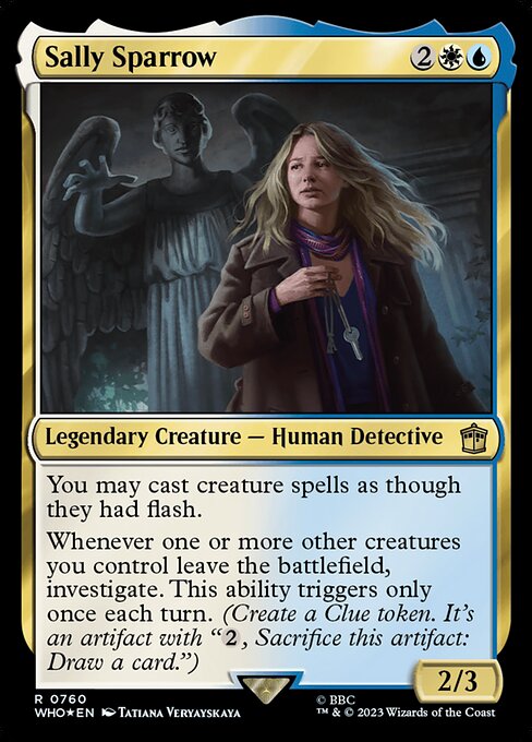 Sally Sparrow - Doctor Who Rare Card