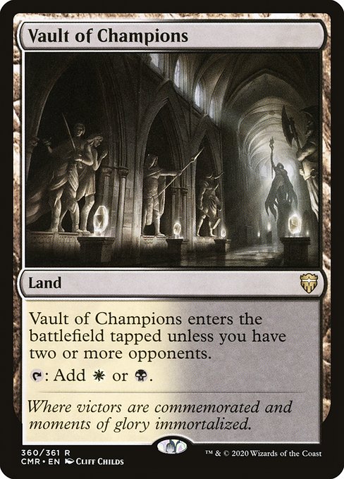 Vault of Champions - Commander Legends Rare Card