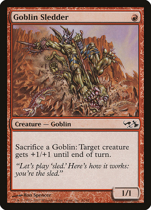 Goblin Sledder - Duel Decks: Elves vs. Goblins Common Card