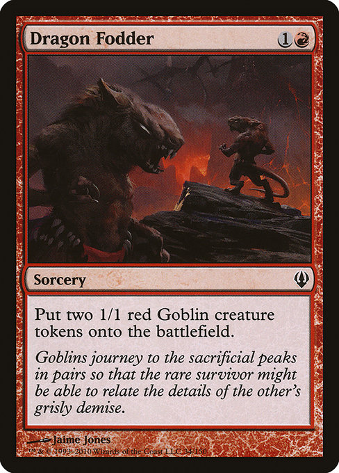 Dragon Fodder - Archenemy Common Card