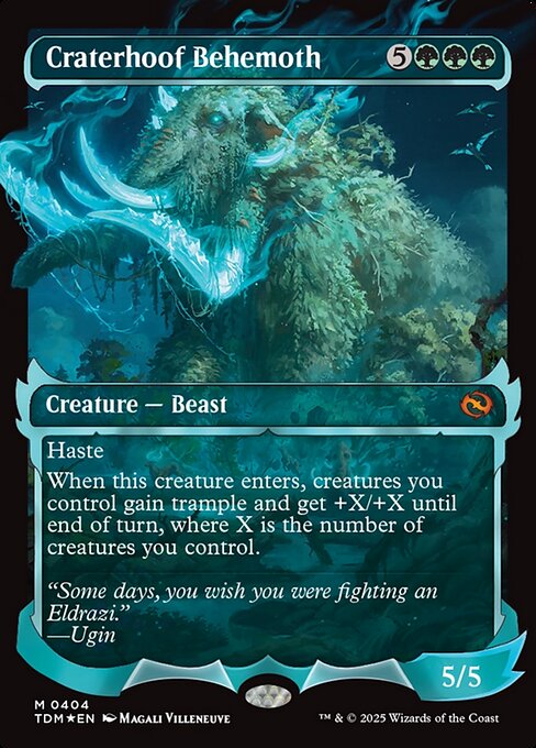 Craterhoof Behemoth - Tarkir: Dragonstorm Mythic Card