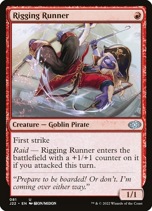 Rigging Runner - Jumpstart 2022 Uncommon Card
