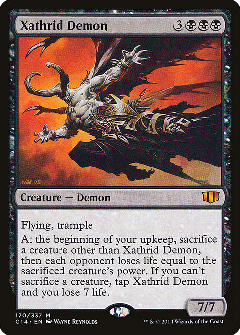 Xathrid Demon - Commander 2014 Mythic Card