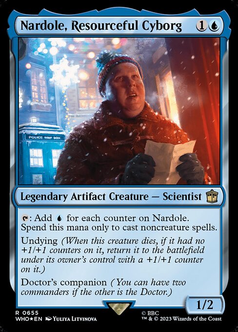 Nardole, Resourceful Cyborg - Doctor Who Rare Card