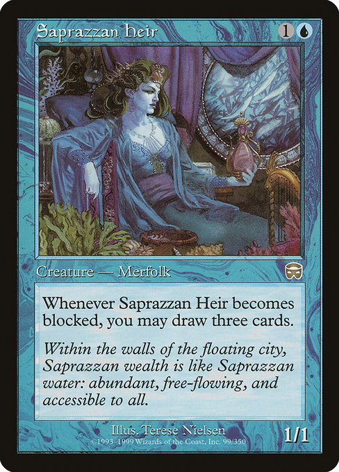 Saprazzan Heir - Mercadian Masques Rare Card