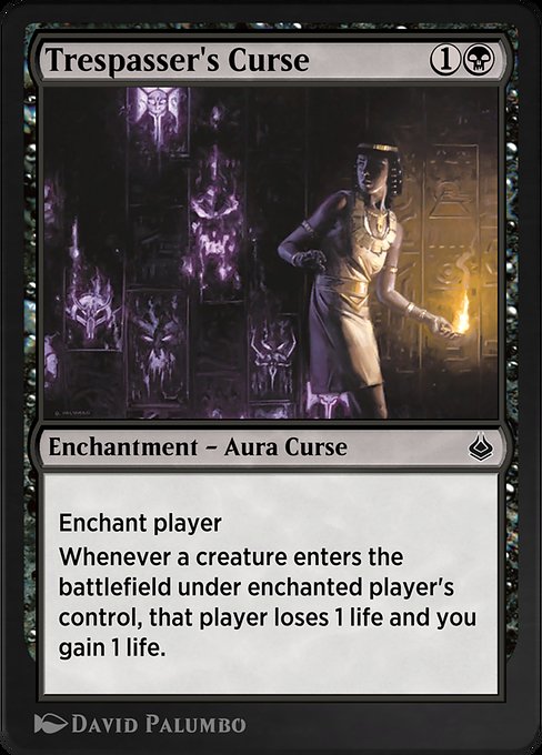 Trespasser's Curse - Amonkhet Remastered Common Card