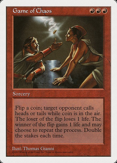 Game of Chaos - Fifth Edition Rare Card