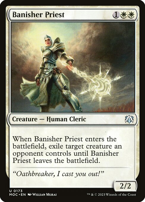 Banisher Priest - March of the Machine Commander Uncommon Card
