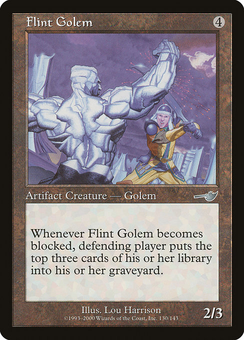 Flint Golem - Nemesis Uncommon Card