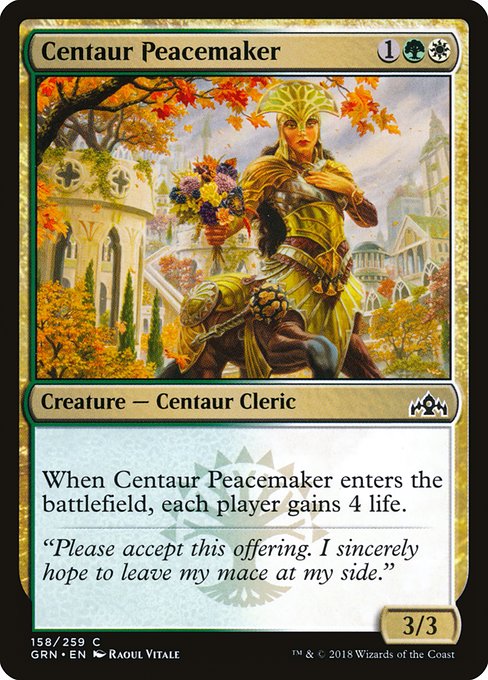 Centaur Peacemaker - Guilds of Ravnica Common Card