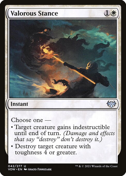 Valorous Stance - Innistrad: Crimson Vow Uncommon Card