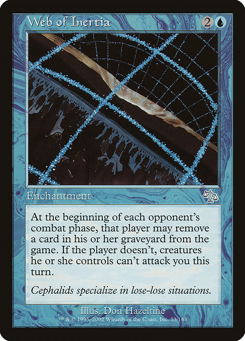 Web of Inertia - Judgment Uncommon Card