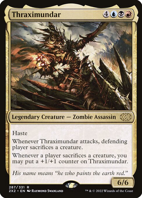 Thraximundar - Double Masters 2022 Rare Card