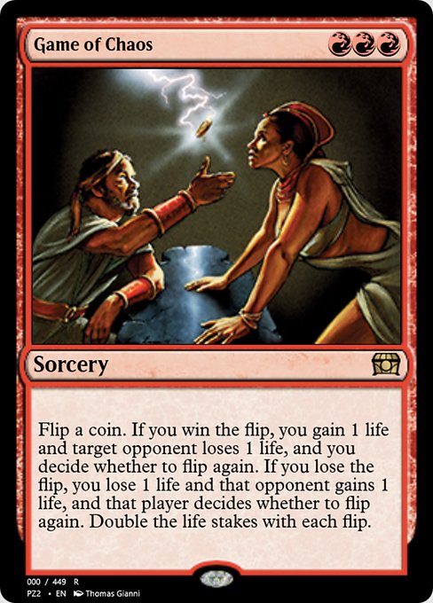 Game of Chaos - Treasure Chest Rare Card