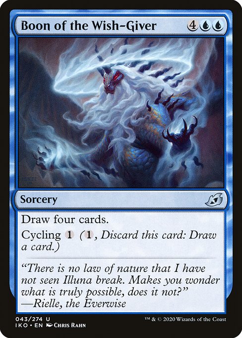 Boon of the Wish-Giver - Ikoria: Lair of Behemoths Uncommon Card
