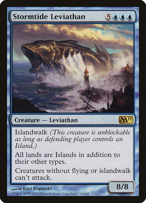 Stormtide Leviathan - Magic 2011 Rare Card
