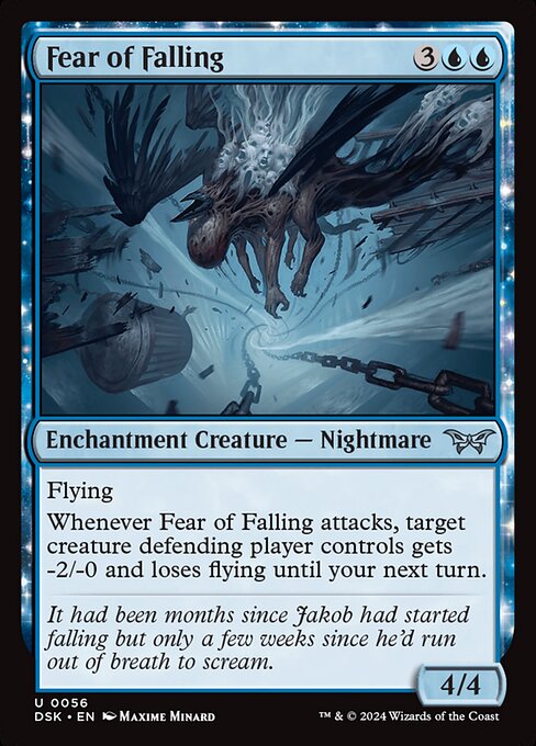 Fear of Falling - Duskmourn: House of Horror Uncommon Card