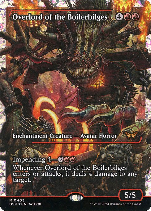 Overlord of the Boilerbilges - Duskmourn: House of Horror Mythic Card