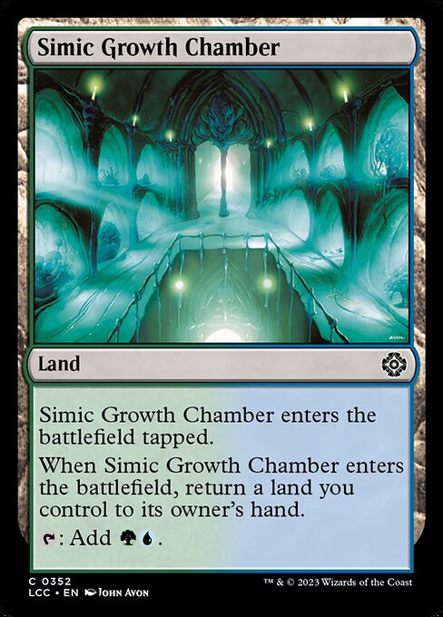 Simic Growth Chamber - The Lost Caverns of Ixalan Commander Common Card