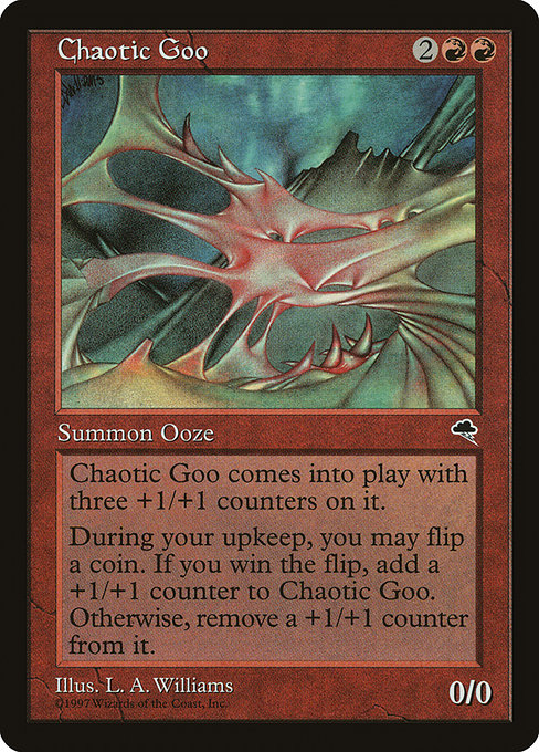 Chaotic Goo - Tempest Rare Card