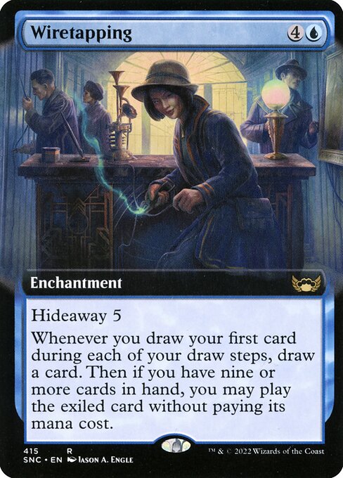Wiretapping - Streets of New Capenna Rare Card