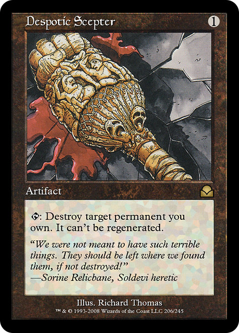 Despotic Scepter - Masters Edition II Rare Card
