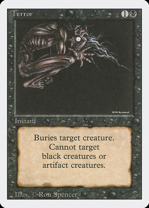 Terror - Revised Edition Common Card
