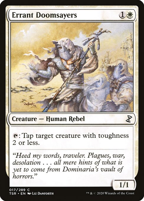 Errant Doomsayers - Time Spiral Remastered Common Card