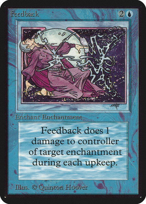Feedback - Limited Edition Alpha Uncommon Card
