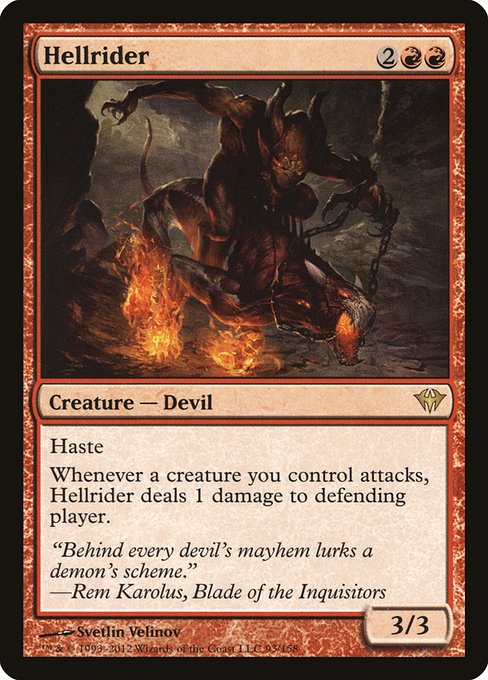 Hellrider - Dark Ascension Rare Card