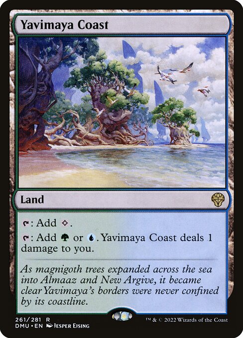 Yavimaya Coast - Dominaria United Rare Card