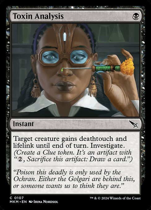 Toxin Analysis - Murders at Karlov Manor Common Card
