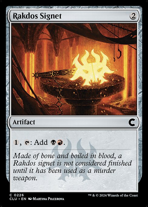 Rakdos Signet - Ravnica: Clue Edition Common Card