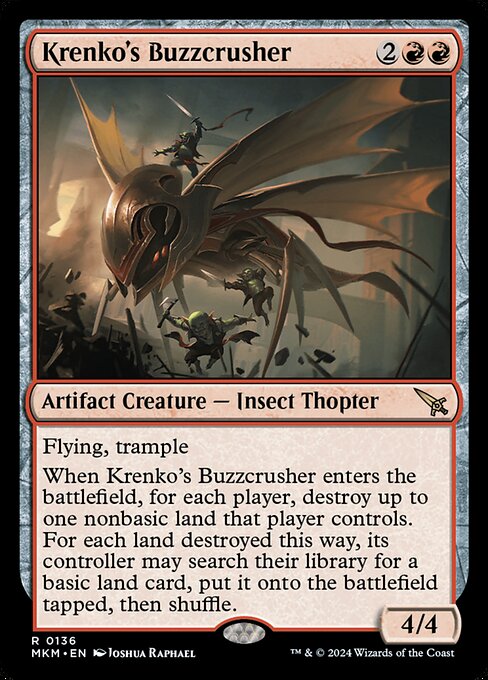 Krenko's Buzzcrusher - Murders at Karlov Manor Rare Card