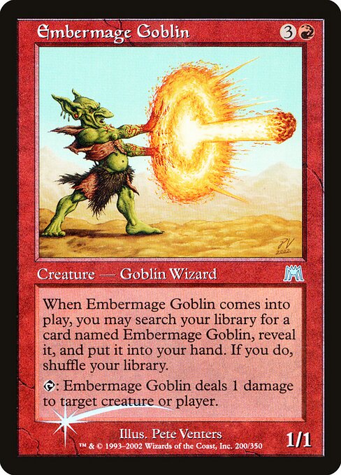 Embermage Goblin - Onslaught Uncommon Card