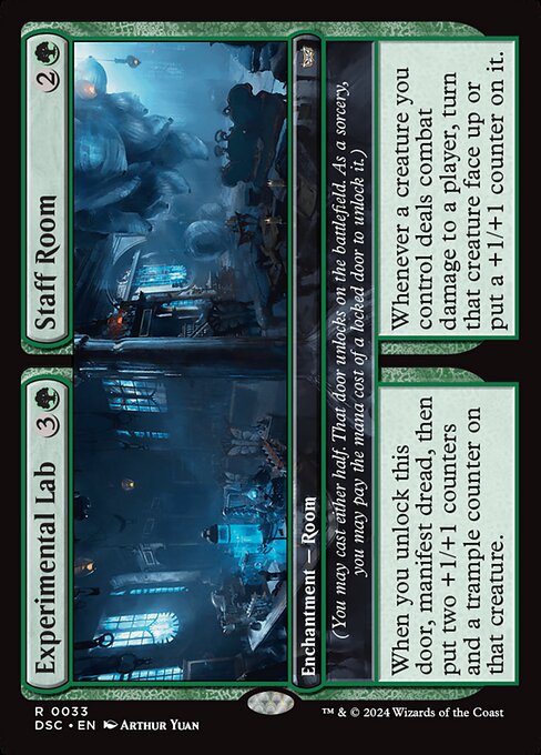 Experimental Lab // Staff Room - Duskmourn: House of Horror Commander Rare Card