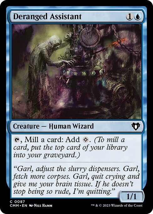Deranged Assistant - Commander Masters Common Card