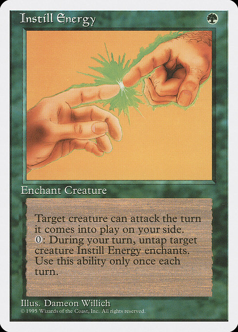 Instill Energy - Fourth Edition Uncommon Card
